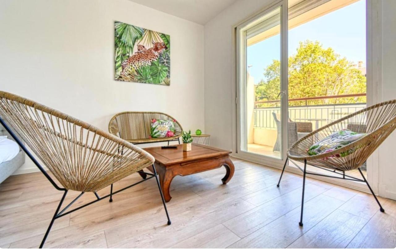 Superbe Studio Lumineux Sur Cannes Avec Terrasse ! A Quelques Minutes De La Celebre Rue D'Antibes ! ภายนอก รูปภาพ